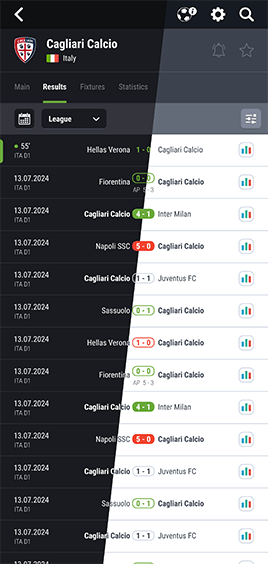 Futbol24 app themes