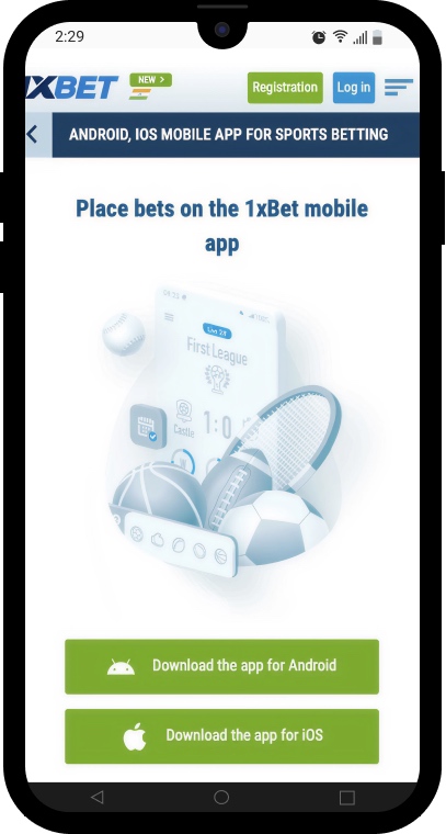Download the 1xBet apk or App for iOS devices