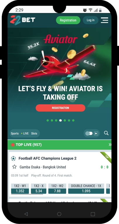 22bet app aviator