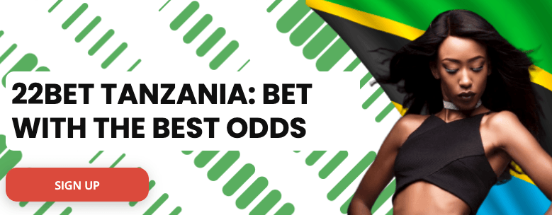 22bet tanzania betting bonus with best odds