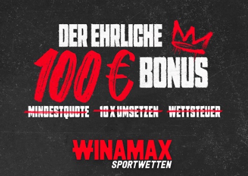 Der ehrliche 100€ Winamax Bonus
