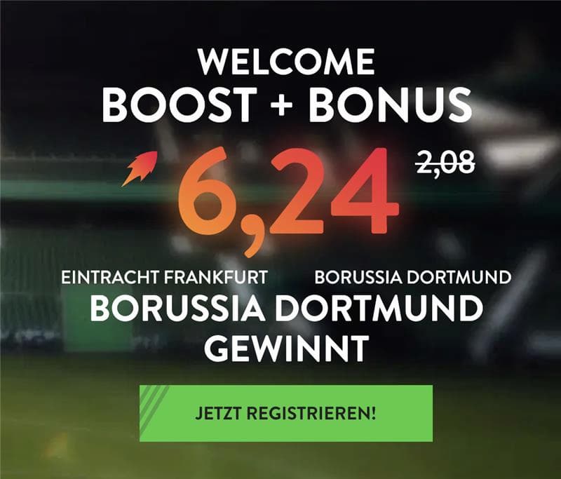 200 % Neobet Boost zu SGE vs BVB