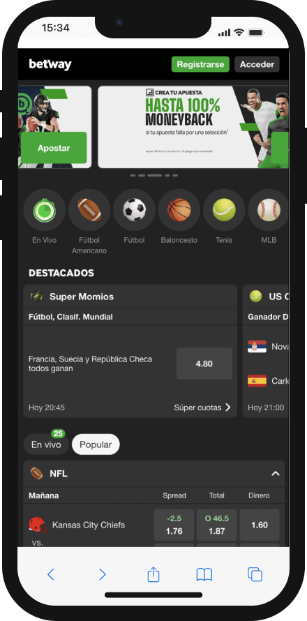 betway mexico app