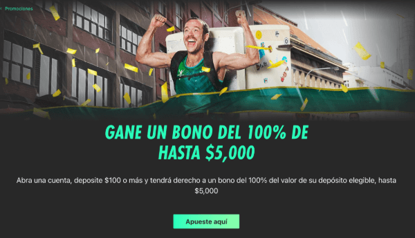 bono de bienvenida de bet365 mexico.