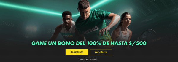 bono de bienvenida de bet365 en peru.