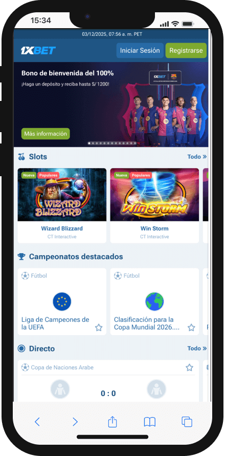 1xbet peru app de apuestas.