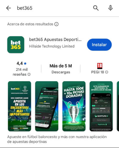 bet365 peru descargar app android.