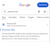 trouver premier bet sur internet