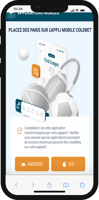 telecharger coldbet apk