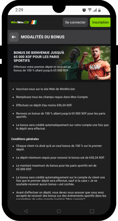 ww bet bonus bienvenue sport