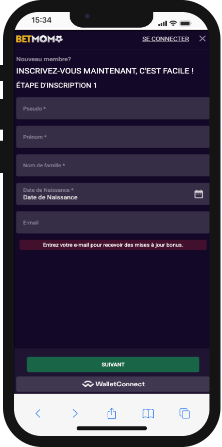 inscription betmomo