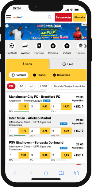 la version mobile malibet