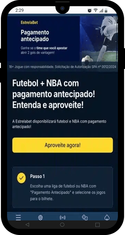 pagamento antecipado estrelabet