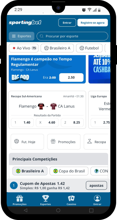 pagamento antecipado sportingbet