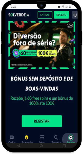 bonus de registo solverde portugal