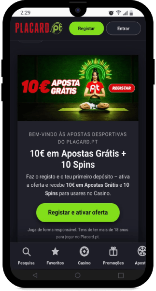 placard apostas gratis portugal
